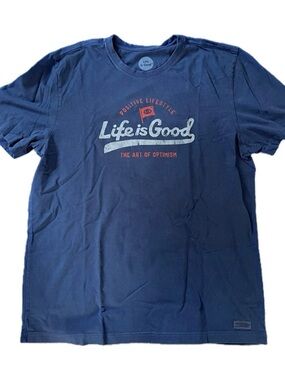 Men’s Optimism Life is Good Crusher T-Shirt